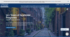 Desktop Screenshot of oxbridgeprograms.com
